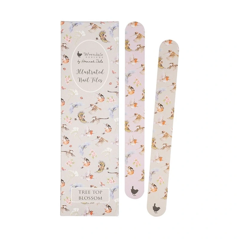Wrendale Nail File Set Bird - Tree Top Blossom - image 1