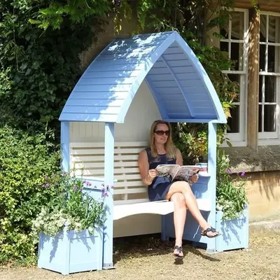 AFK Cottage Arbour Cornflower & Cream - image 2