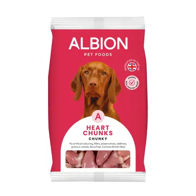Albion Heart Chunks 1kg