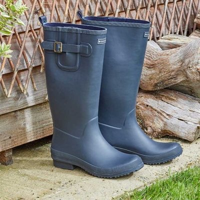 Briers Classic Rubber Wellies Navy 4/37 - image 3
