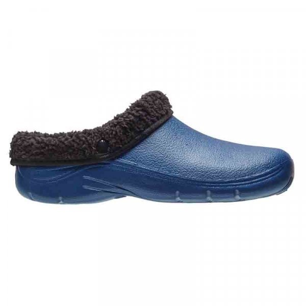 Briers Comfi Fleece Thermal Clogs Navy 10/44 - image 2