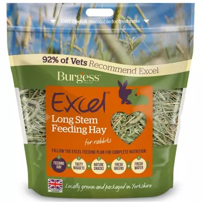 Burgess Excel Long Stem Feed Hay 1kg