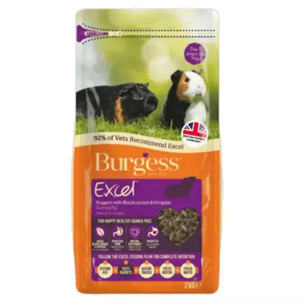 Burgess Excel Guinea Pig Nuggets with Oregano 2kg