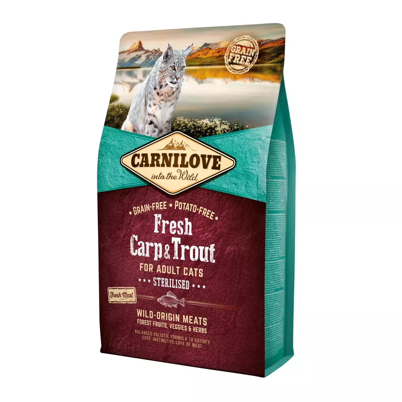 Carnilove Cat Adt Carp/Trout 2kg