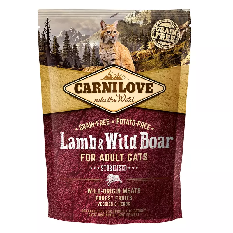 Carnilove Cat Adt Lamb/Boar 400g