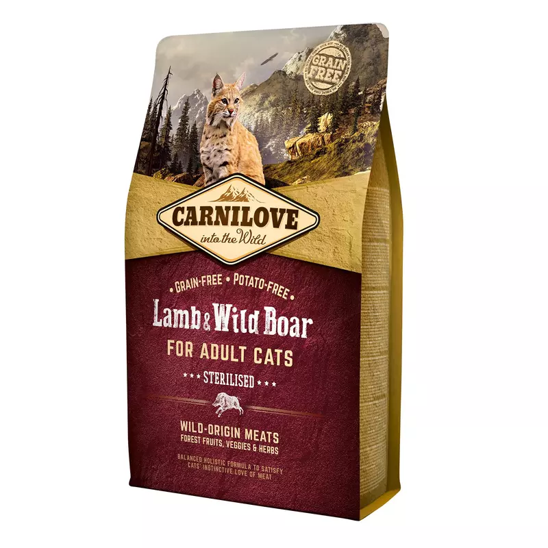 Carnilove Cat Adt Lamb/Boar 6kg