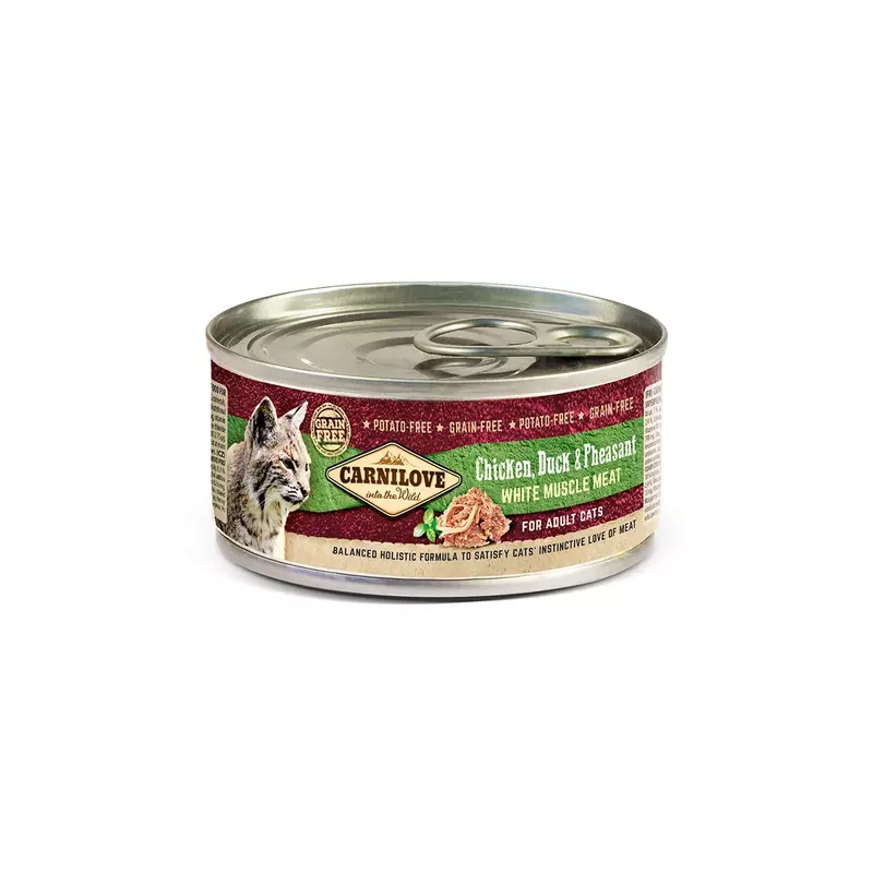 Carnilove Cat Chicken, Duck & Pheasant Tin 100g