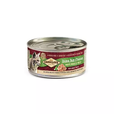 Carnilove Cat Chicken, Duck & Pheasant Tin 100g