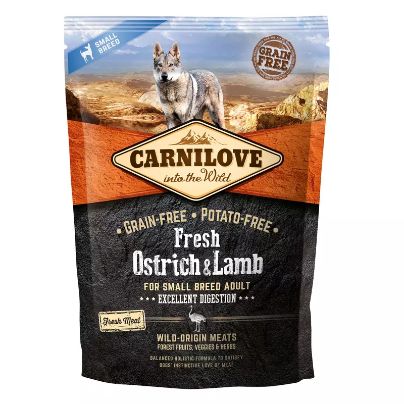 Carnilove Small Breed Ostrich & Lamb 1.5kg