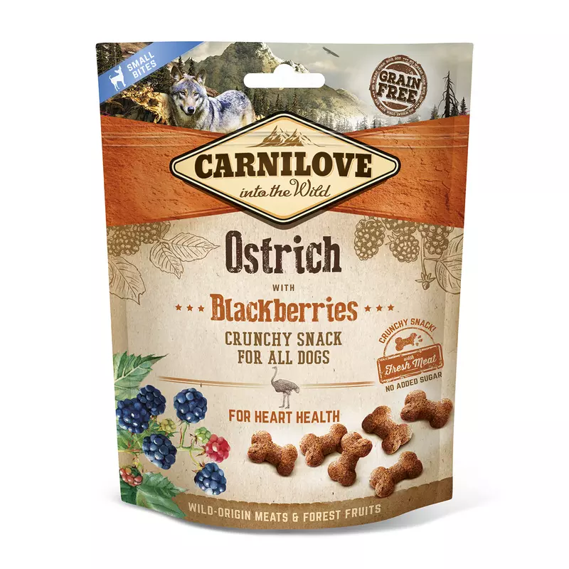 Carnilove Ostrich & Blackberry Treats 200g