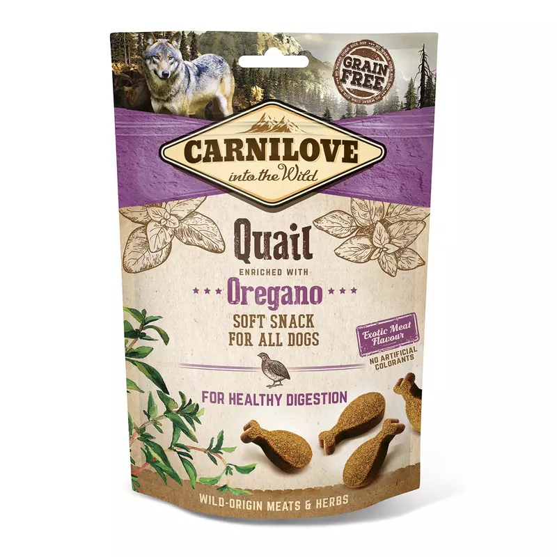 Carnilove Quail & Oregano Treats 200g