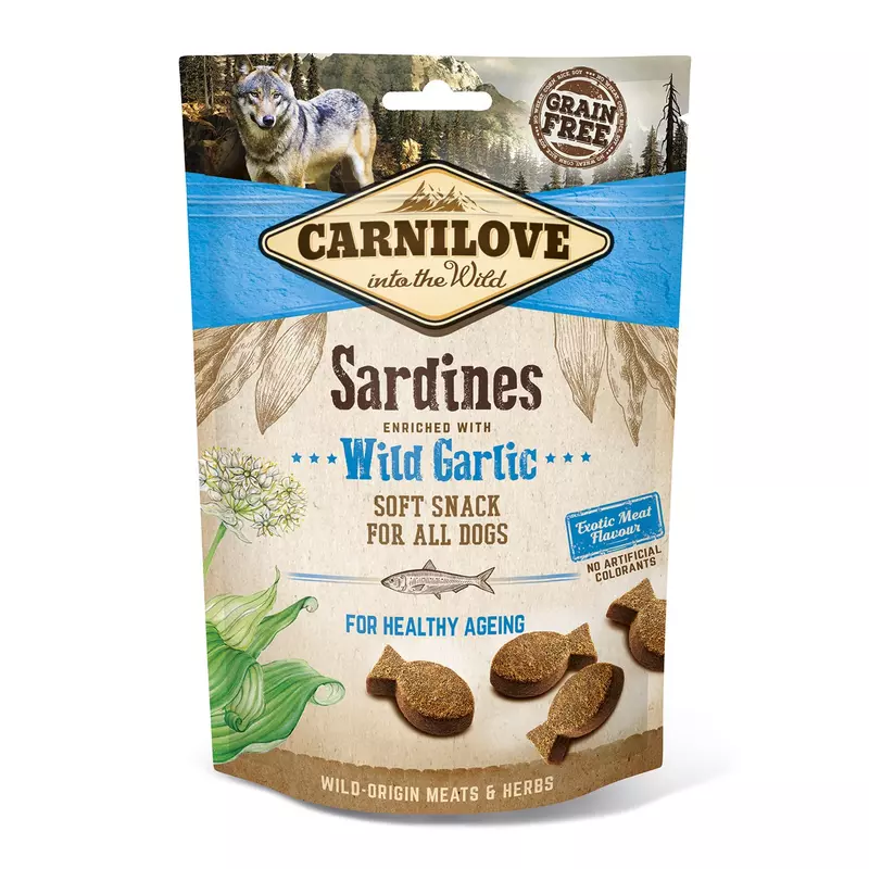 Carnilove Sardines & Wild Garlic Treats 200g