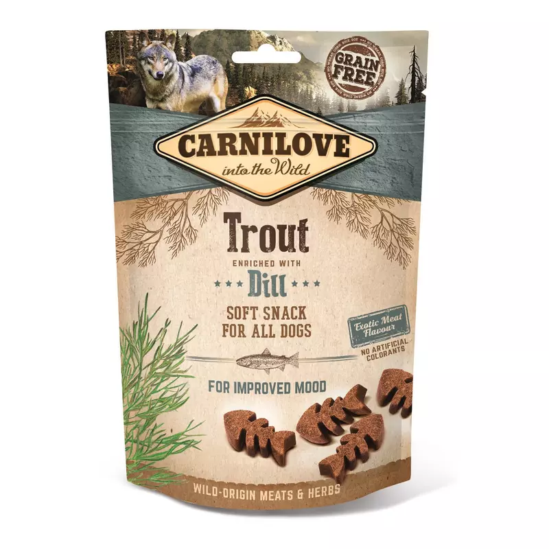 Carnilove Trout & Dill Treats 200g