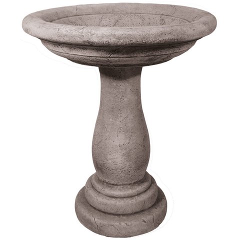 Classic Birdbath Antique Grey
