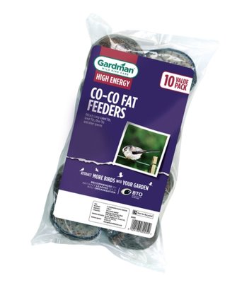 Gardman Suet Filled Co-Co Feeder 10 Pack