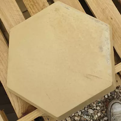 Deco-Pak Hexagon Stepping Stone Honey