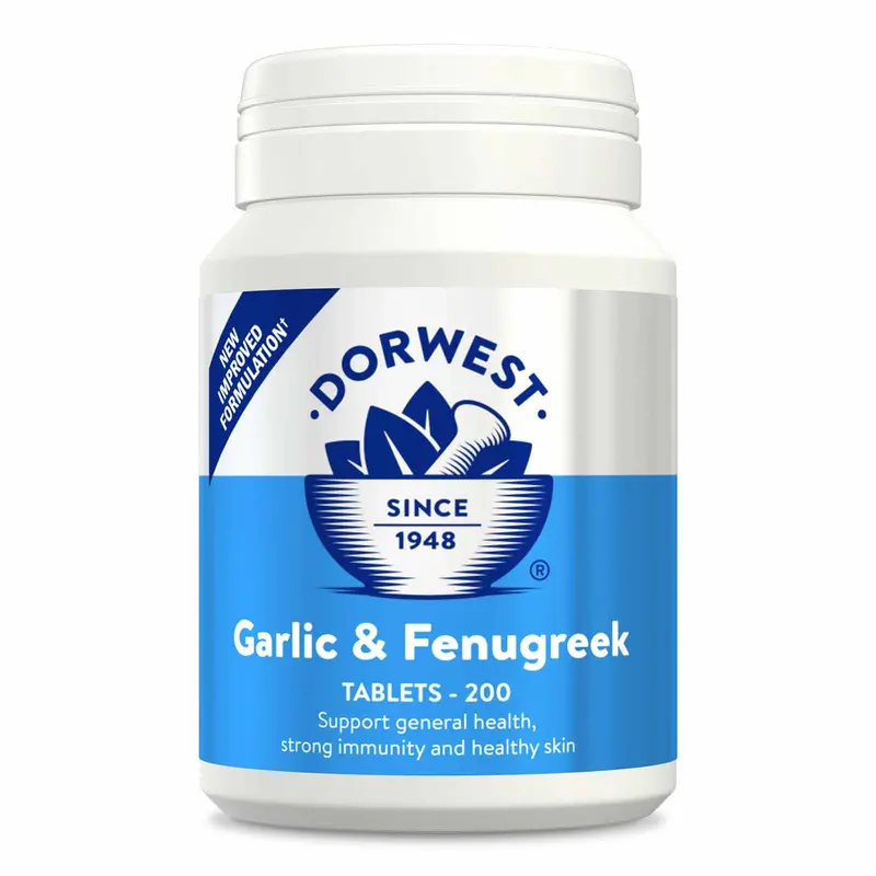 Dorwest Garlic & Fenugreek Tablets 200 - image 1