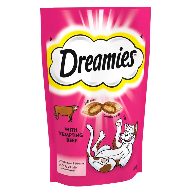 Dreamies Cat Treats Beef 60g