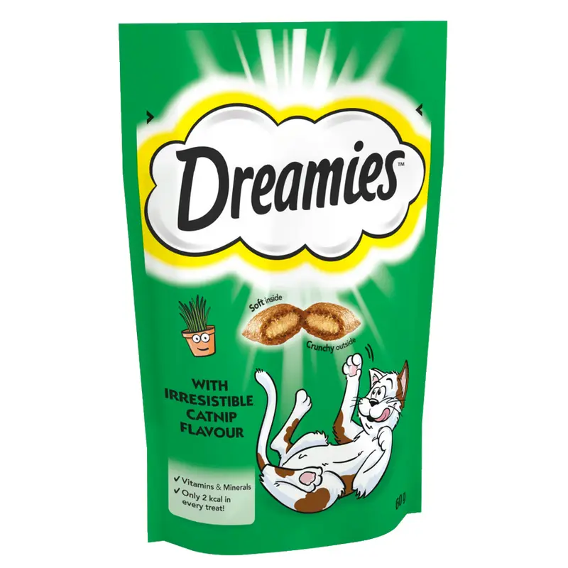 Dreamies Cat Treats Catnip 60g