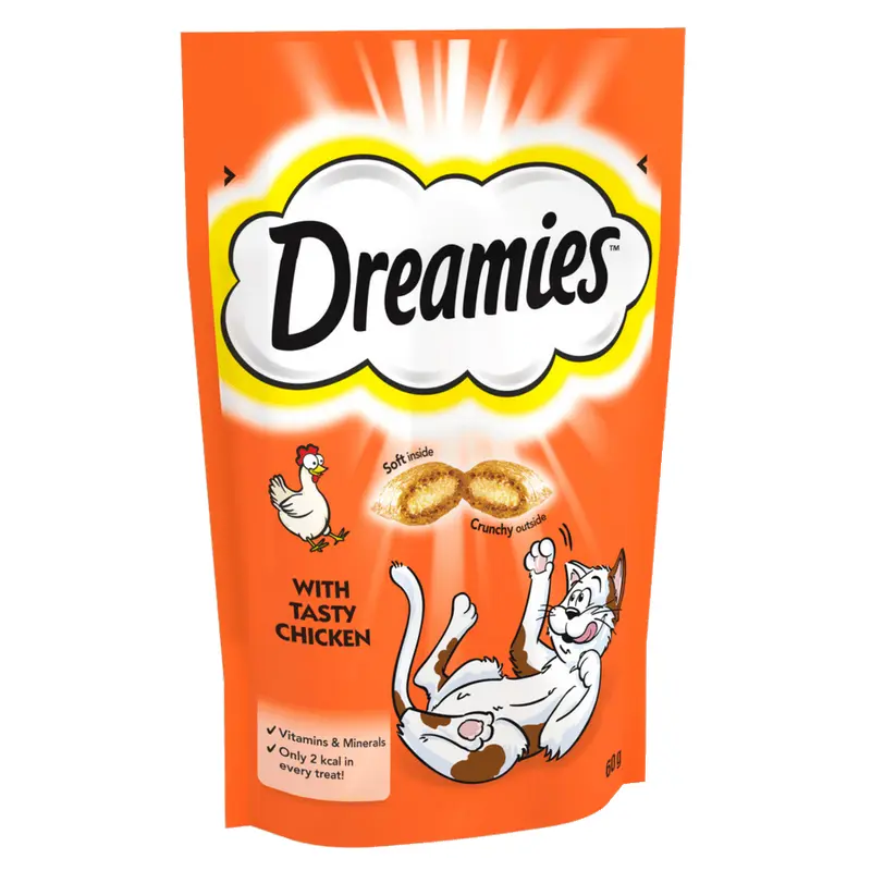 Dreamies Cat Treats Chicken 60g