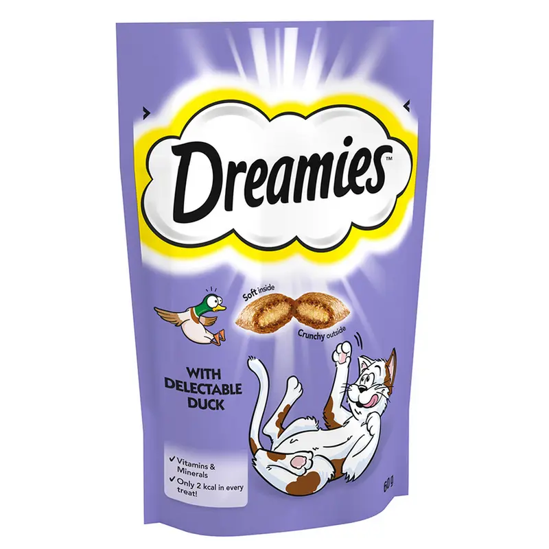 Dreamies Cat Treats Duck 60g