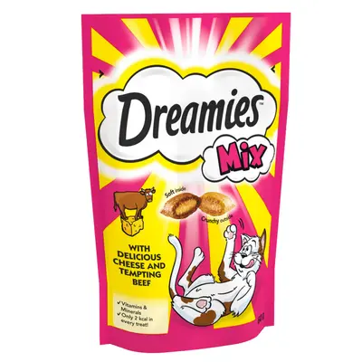 Dreamies Mix Cheese & Beef 60g