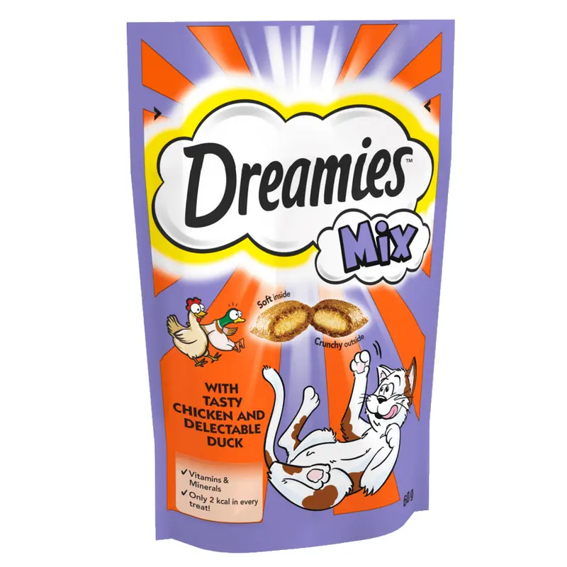 Dreamies Mix Chicken & Duck 60g