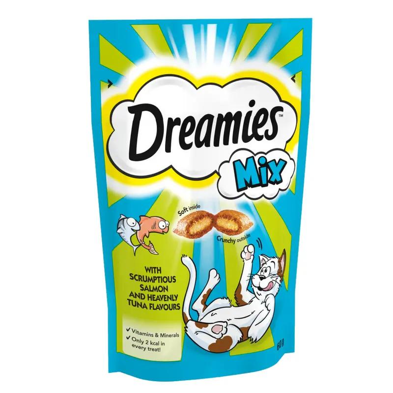 Dreamies Mix Salmon & Tuna 60g