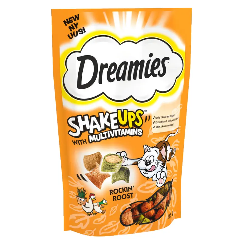 Dreamies Shake Ups Rockin' Roost 55g