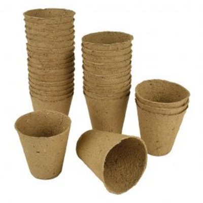 Fibre Pot 6cm Round 96s