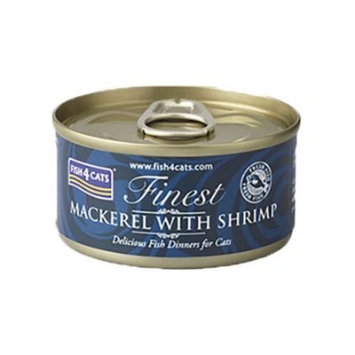 Fish4Cats Finest Mackerel & Shrimp 70g