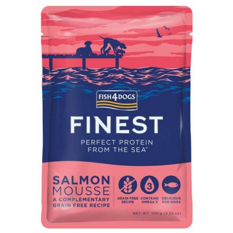 Fish4Dogs Salmon Mousse Dog 100g
