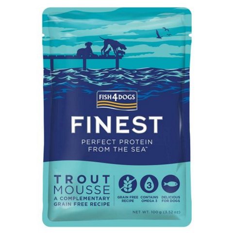 Fish4Dogs Trout Mousse Dog 100g