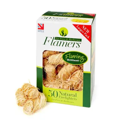 Flamers Natural Firelighters x 50 - image 1