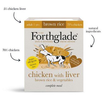 Forthglade Complete Chicken & Liver 395g