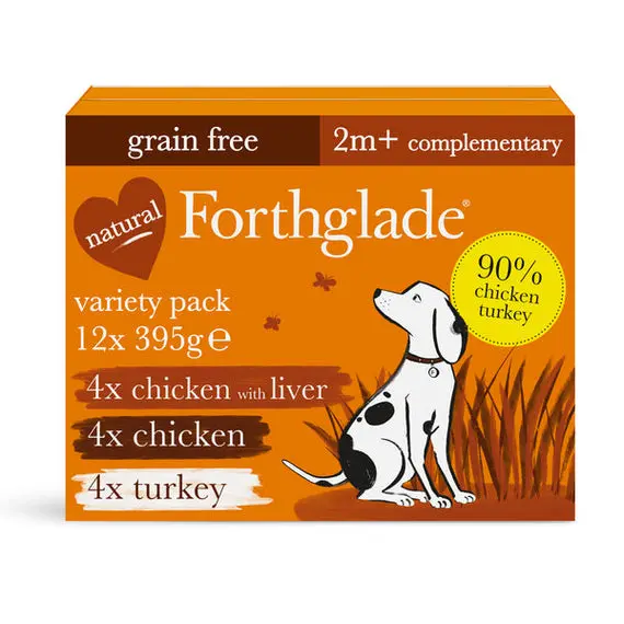 Forthglade Grain Free Variety Multipack (12x395g)