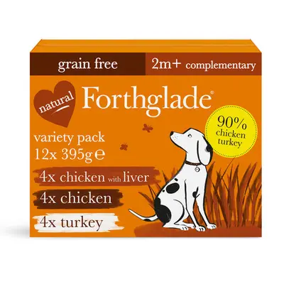 Forthglade Grain Free Variety Multipack (12x395g)