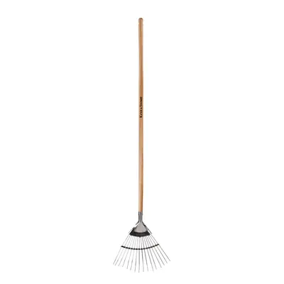 Kent & Stowe Garden Life Compact Stainless Steel Lawn Rake - image 1