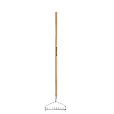 Kent & Stowe Garden Life Compact Stainless Steel Soil Rake - image 1