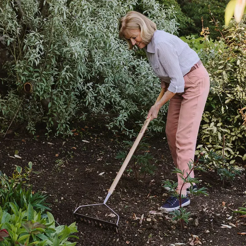 Kent & Stowe Garden Life Compact Stainless Steel Soil Rake - image 4