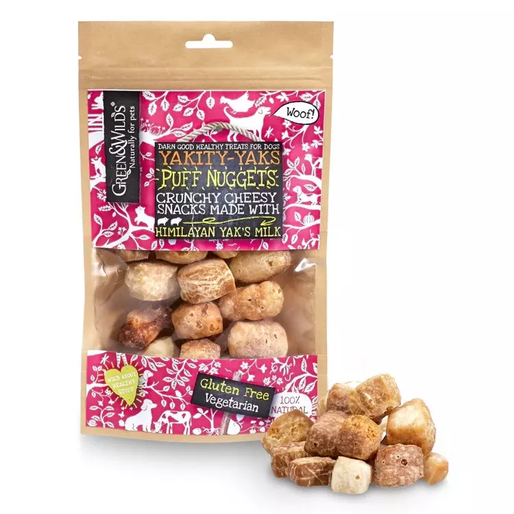 Green & Wilds Yakity Yaks Puff Nuggets 75g