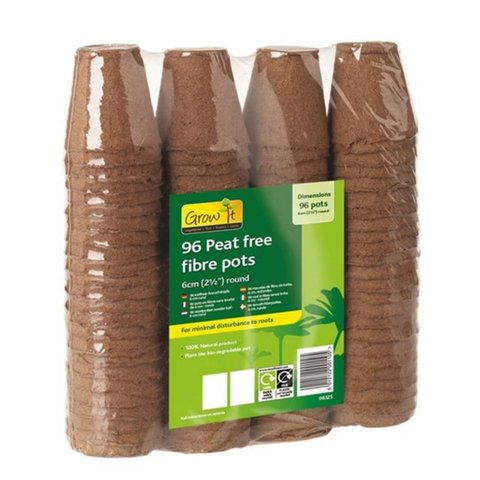 Grow It Peat Free Fibre Pots  (96)