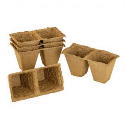 Fibre Pot - 6cm Square (20)