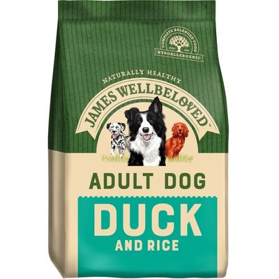 James Wellbeloved Adult Duck Dog Food 7.5kg
