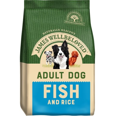James Wellbeloved Adult Fish Dog Food 15kg