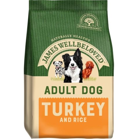 James Wellbeloved Adult Turkey Dog Food 15kg