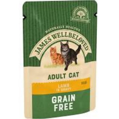 James Wellbeloved Cat Adult Pouch Lamb 85g