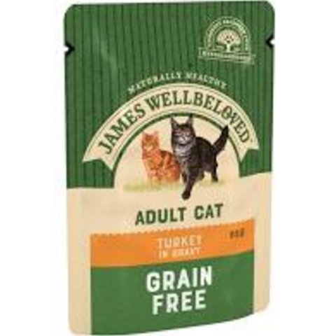 James Wellbeloved Cat Adult Pouch Turkey 85g