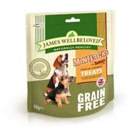 JW Turkey Grain Free Minijacks Treats 90g