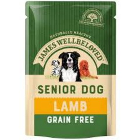 JW Lamb Senior Dog Pouch 150g